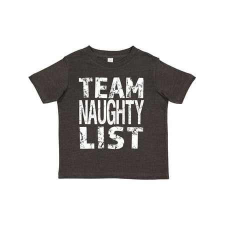 

Inktastic Team Naughty List Gift Toddler Boy or Toddler Girl T-Shirt