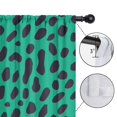 thumbnail image 4 of Blackout Kids Curtains,Green and Black Of Leopard Print Childrens Insulated Curtains Set Of 2,Bedroom Essentials,Toddler Room Decor 52"x84", 4 of 5
