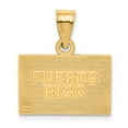 thumbnail image 4 of Real 14kt Yellow Gold Solid Enameled Puerto Rico Flag Pendant; for Adults and Teens; for Women and Men, 4 of 4