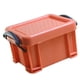 thumbnail image 1 of Caja De Artículos Diversos De Plástico Duradero Mini Objetos Pequeños Caja De Organización Para Los Granos Anillos naranja Baoblaze Cajas de bloqueo de almacenamiento mini, 1 of 8