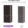 thumbnail image 4 of PURPLE LEAF 10' x 10' Louvered Aluminum Pergola Adjustable Louvre Shade Retractable Hardtop Roof Modern Shelter for Patio Deck Backyard Garden Bronze, 4 of 9