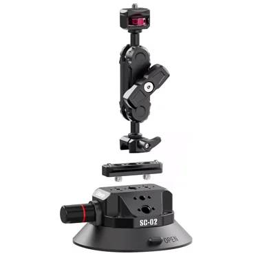 Ulanzi SC-02 Strong Suction Cup Mount for Camera Action Camera Phones - Secure Mounting for Dynamic Filming