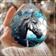 thumbnail image 2 of Christmas Ornaments 2024, Snowman, Unique Christmas Ornaments 4 Inch Acrylic Ornament Art, Holiday Decoration, Car Interiors Decors, 2024 Christmas Or, 2 of 4