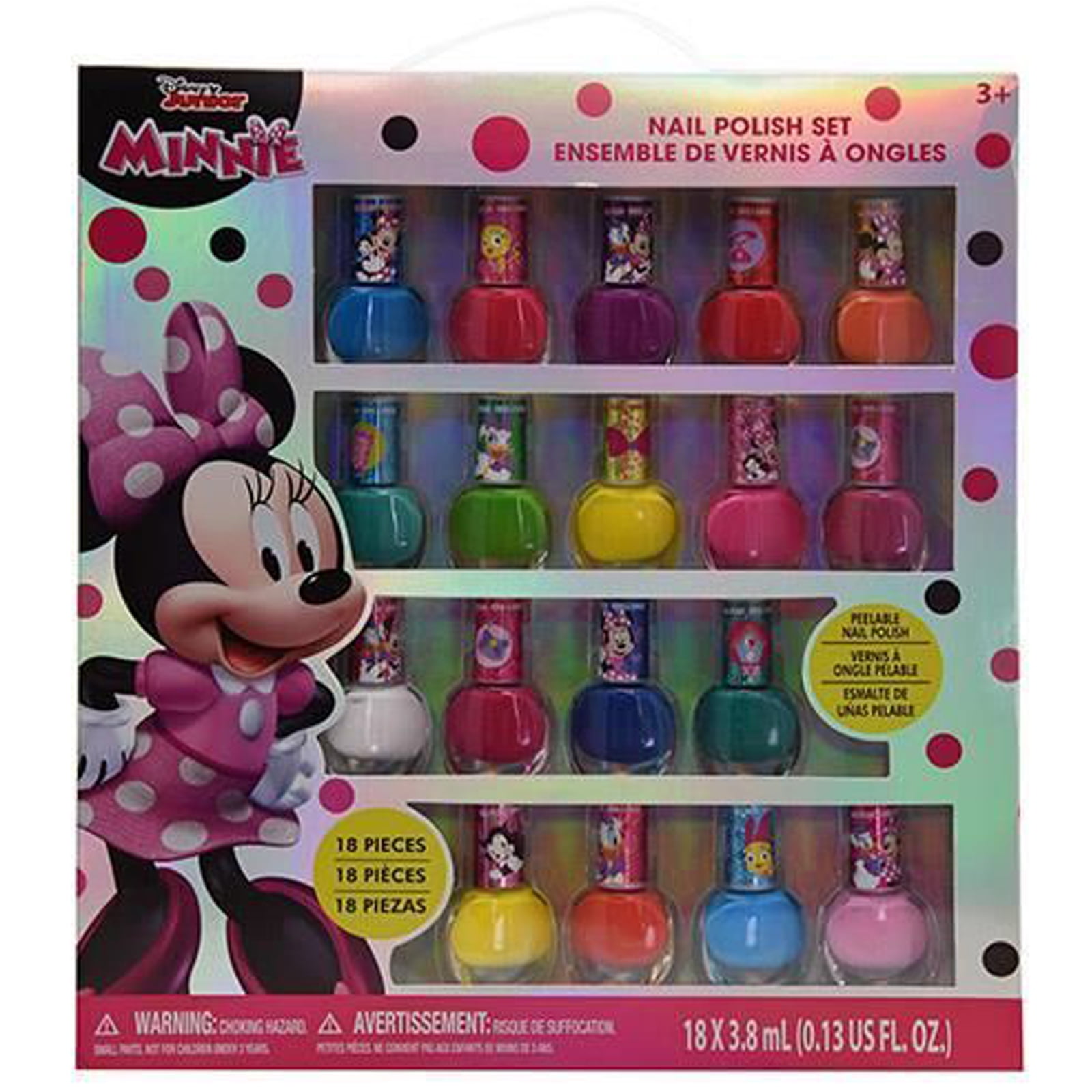 minnie mouse nail polish set