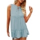thumbnail image 1 of Moda Mujer Casual Ocio Color sólido Sin mangas Tirantes Tops Fridja  qr3769, 1 of 8
