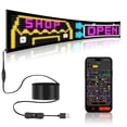thumbnail image 1 of Programmable LED Sign, 35"x7.5" Scrolling Flexible Display, Bluetooth App Control, Custom Text, Patterns & Animations, USB 5V for Car, Store, Party, Bar, Hotel, Adve, 1 of 8