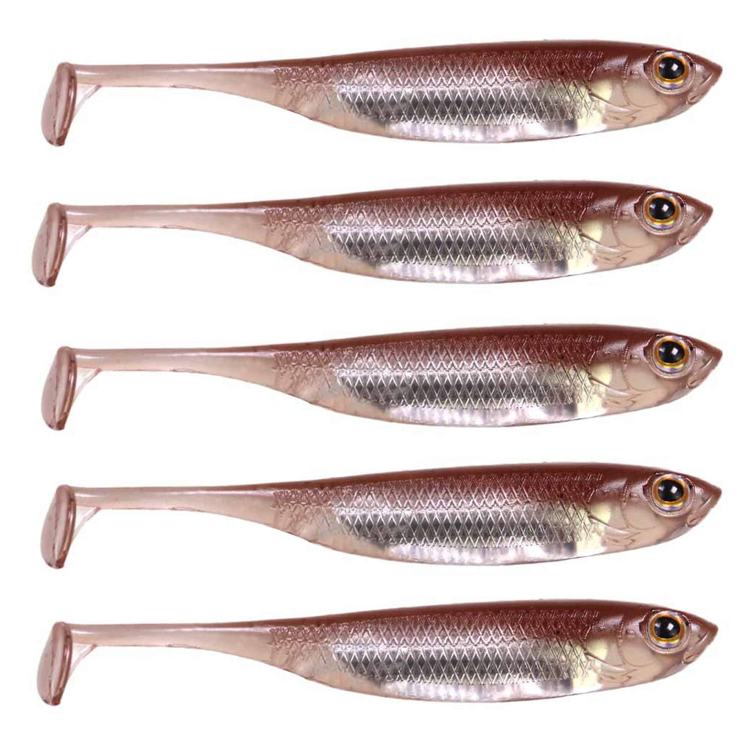 Soft Plastic Swimbait Paddle Tail Shad Lure Soft Bass Shad Bait Shad Minnow Paddle Tail Swim