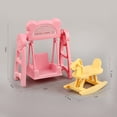 thumbnail image 2 of Juego de columpios y caballito balancín para bebés Dollhouse Furniture, 2 of 3