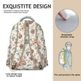 thumbnail image 5 of "Floral Sunflower Backpack - Durable & Fashionable, Water-Resistant School Backpack for Women, Laptop Sleeve, Comfortable Straps", 5 of 6