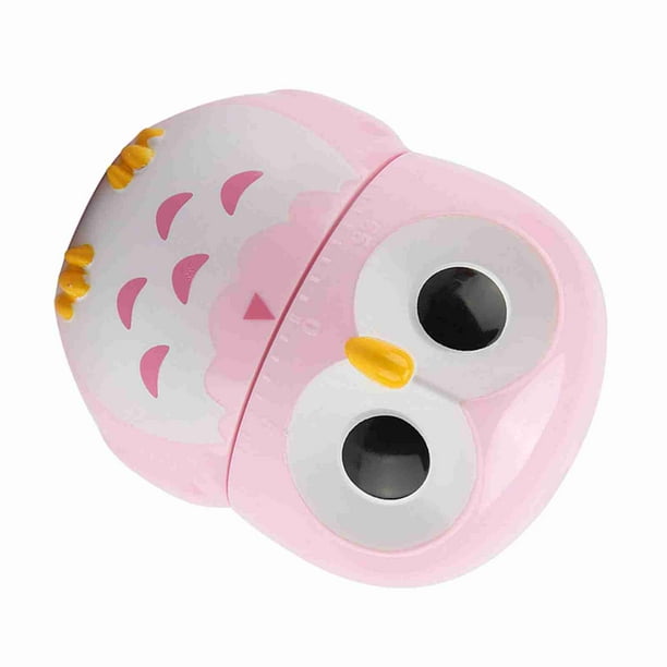 TEMPORIZADOR MECÁNICO DE COCINA, TEMPORIZADOR EN Forma De Búho, Contadores Mecánicos De Cocina Casera RELOJ DESPERTADOR PORTÁL