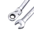 thumbnail image 3 of Unique Bargains 5/16' Flex-Head Ratcheting Combination Wrench SAE 72 Teeth 12 Point Ratchet Box Ended Spanner Tools, 3 of 5