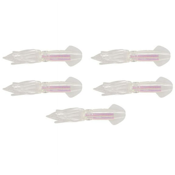 5Pcs Glow Luminous Silicone Lures Soft Skirt Bait Artificial Lure for Saltwater Fishing