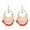 Red, variant on 1 Pair Women Hook Earrings Vintage Ethnic Style Exaggerated Hollow Out Beads Waterdrop Shape Bohemian Ear Decoration Jewelry Vacation Earrings Hanging Earrings