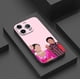 thumbnail image 3 of Máxima protección con un toque especial: funda plateada para iPhone de doble capa con estampado gráfico moderno y arenado para iPhone 15 Pro Max 14 13 12 Pro 11, 3 of 4