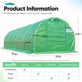 thumbnail image 5 of Quictent Upgraded 25' x 10' x 6.6' High Tunnel Greenhouse, 5 of 7