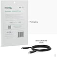 thumbnail image 6 of Plugable Thunderbolt 4 Cable with 240W Charging, Thunderbolt Certified, 3.3 Feet (1M),1x 8K Display, 40 Gbps, Compatible with USB4, Thunderbolt 3, USB-C, 6 of 6