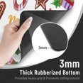 thumbnail image 3 of XMXT Non-Slip Gaming Mouse Pad, Watercolor Christmas Wishes Mousepad Computer Keyboard Mats Desk Pads Office Decor Accessories, 15.8"x29.5", 3 of 8