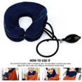thumbnail image 3 of Cervical Traction Device And Inflatable Adjustable Neck Expander For Neck Support, Neck Traction And Cervical Pain Relief Gray, 3 of 5