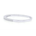 thumbnail image 2 of 1/12 CT Round Cut Natural White Diamond Half Eternity Stackable Ring For Women In 10K Solid White Gold (Color: I-J, Clarity: I2-I3, 0.08 Cttw) -4.5, 2 of 6