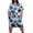 Multicolor7, variant on New Oversized Plus Size Summer Dresses Trendy Short Sleeve V-Neck Mid-Length Dress with Pocket Leopard Print Quick Drying Blouses for Women Dressy Casual