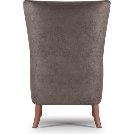 Finch - Morgan Traditional Foam Wing Chair - Espresso Brown