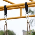 thumbnail image 4 of 5pcs Swing Fixed Straps with Stainless Steel Rings Swing Hammock Ropes for Outdoor Use, 4 of 8