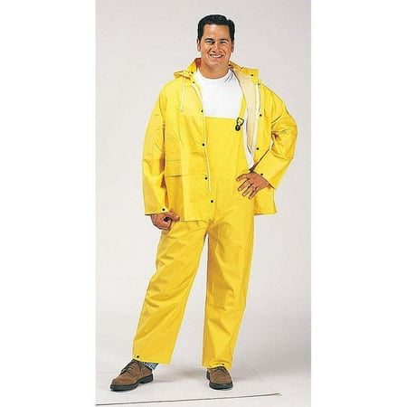 

ZoroSelect Three Piece Rainsuit Unisex 4XL Yellow