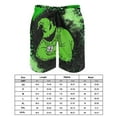 thumbnail image 2 of Oogie Boogie Men's Beachwear Quick Dry 3D Printed Beach Board Shorts with Pockets Cool Mesh Lining XL, 2 of 8