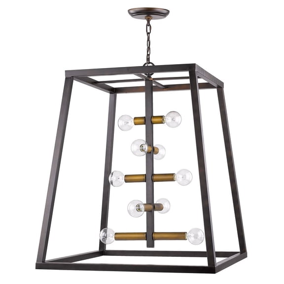 Acclaim Lighting - Tiberton - Ten Light Pendant in Modern Style - 32 Inches Wide