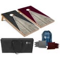 thumbnail image 1 of Tailgating Pros Pyramid Cornhole Board Set w/ Bean Bags and Carrying Case - 4'x2' Regulation Corn Hole Toss Game - Optional LED Lights, 1 of 8