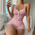 thumbnail image 6 of UDAUDU 2 Piece Pajama Set for Women Heart Pattern Cami Top and Shorts Pjs Sleepwear Sets Comfy Outfits 2XL, 6 of 9