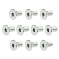 thumbnail image 1 of Tornillos de cabeza plana M5x10mm, tornillo hexagonal interno, sujetadores de acero inoxidable 304, 40 Pcs, 1 of 3