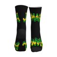 thumbnail image 2 of Unisex Jamaican Logo Novelty Ankle Socks Colorful ComfortSoft Lightweight Sports Athletic Socks, 2 of 7