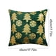 thumbnail image 3 of Funda de Almohada Navideña con Renos y Copos de Nieve, Decorativa con Lentejuelas, de Peluche Rojo, Bordada, con Forma de Reno, Ideal para Decoración Navideña., 3 of 6