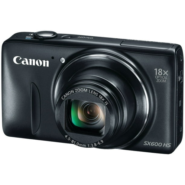 Canon PowerShot SX600 HS 16 Megapixel Compact Camera - Black - 3