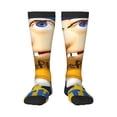 thumbnail image 2 of Lsque Sml Jeffy Printed Crew Socks Men's Women's LightWeight Thin Casual Calf Socks ,Knee High Socks,Cotton Socks, 2 of 9