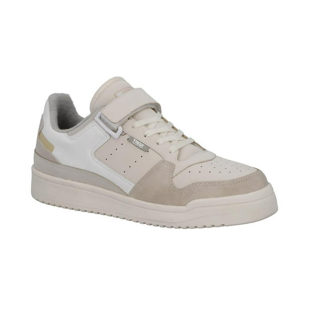 Tenis Urbanos Trax by MR SHU Velcro Casuales Suela Baja Comodos Beige 29