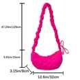 thumbnail image 2 of Bolso de viaje para mujer a la moda bolso de sillín de nailon monederos blandos grandes portátiles informales, 2 of 9