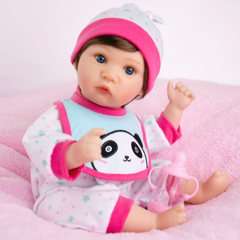 Aori Reborn Baby Dolls 22 Inch Realistic Newborn Baby Girls Lifelike  Weighted Baby Girl Dolls Pink Unicorn Reborn Baby Girl Dolls