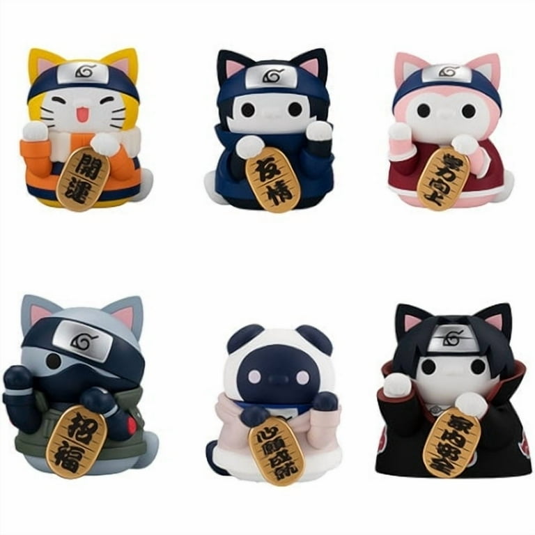 丸笑トラベルキット4箱 Megahouse Mega Cat Project Naruto Lucky Cat Fortune - Hinata Hyuga