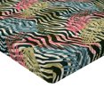 thumbnail image 4 of Ambesonne Tropical Boho Fitted Sheet, Hawaii Vibes Palms, Twin XL Size, Hot Pink and Pistachio Green, 4 of 5