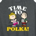thumbnail image 3 of Peanuts - Time To Polka - Women's Racerback Tank Top, 3 of 6