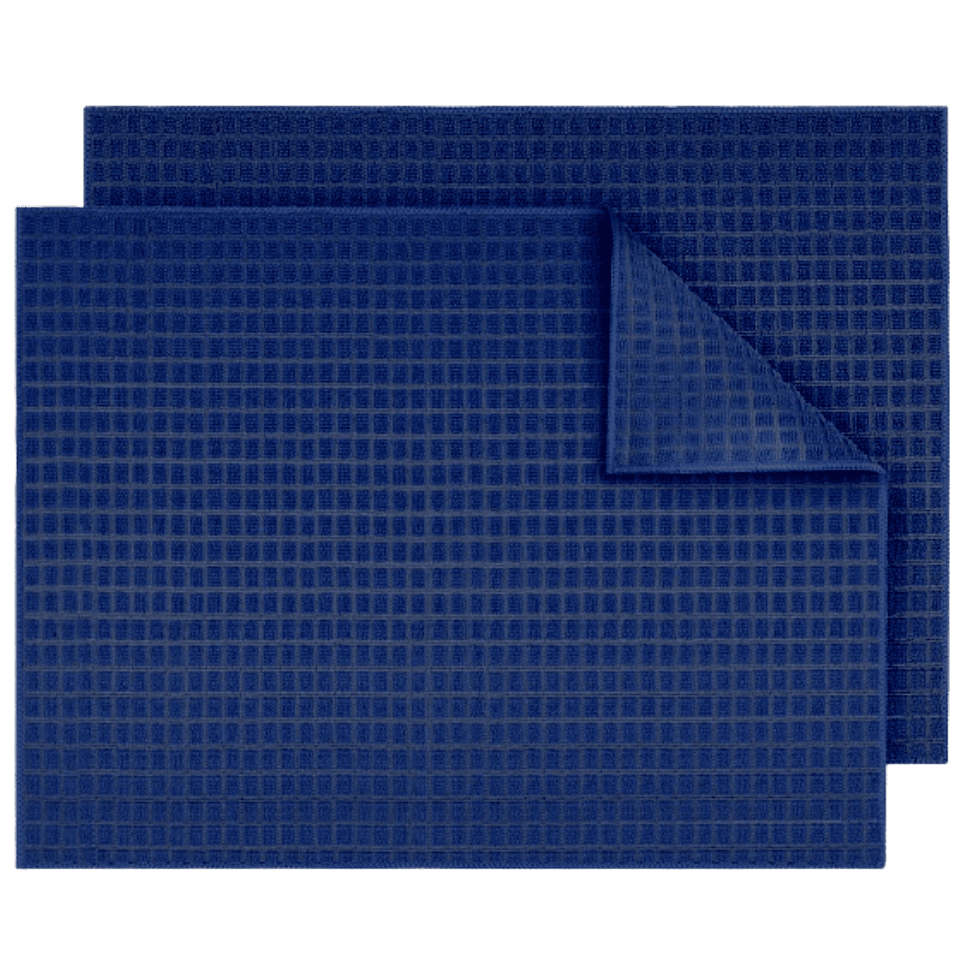 Dish Drying Mat 12 x 18 in Navy Blue Microfiber Kitchen Towels Set of 2 Drying Mat for