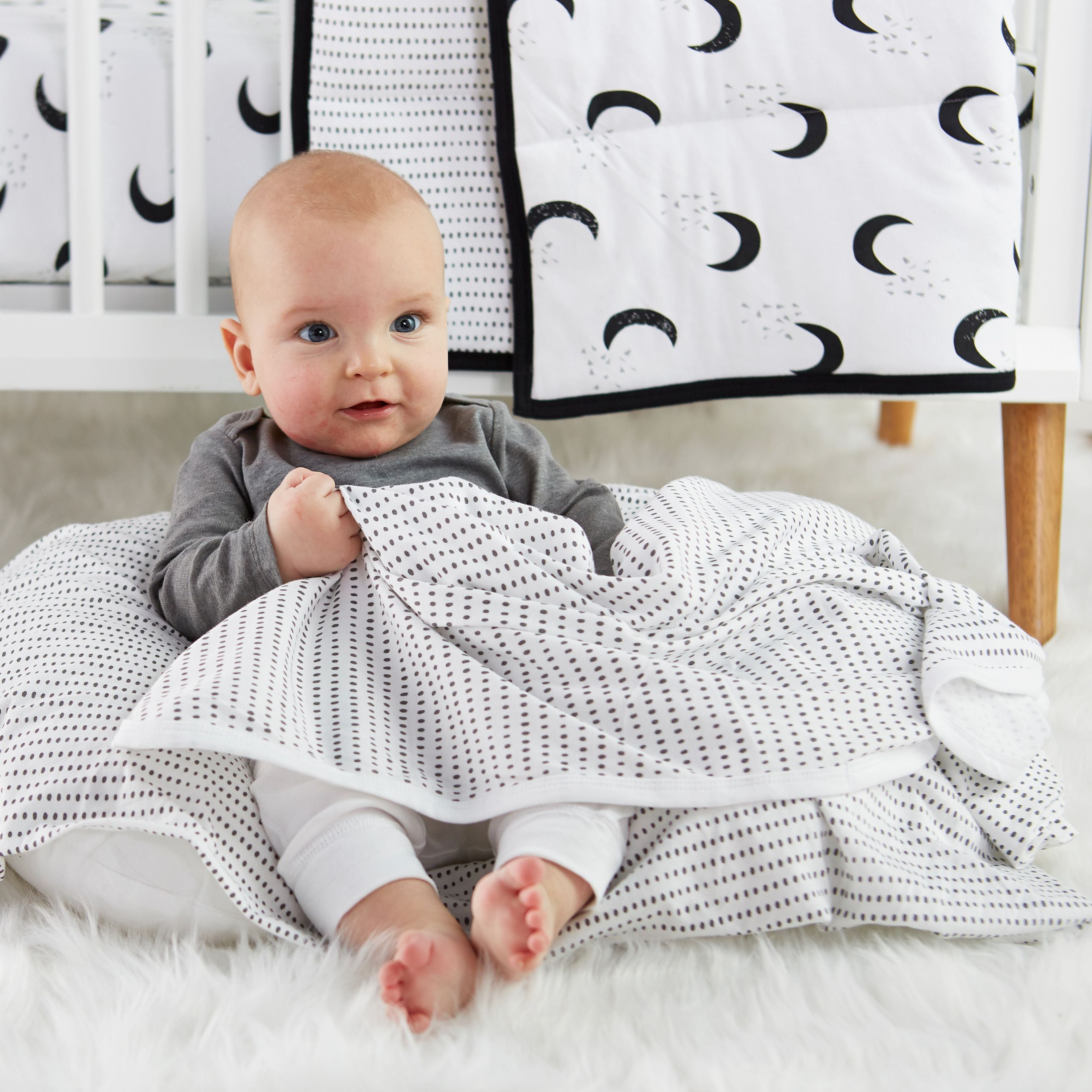 Little Star 100% Organic Cotton 2 Pack Baby Receiving Blanket