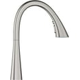 thumbnail image 4 of GROHE 32298DC3 Zedra Single-Handle Kitchen Faucet, Supersteel, 4 of 5