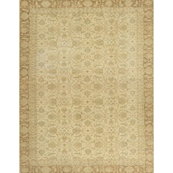 Ahgly Company Machine Washable Indoor Rectangle Abstract Gold Area Rugs, 5' x 8'