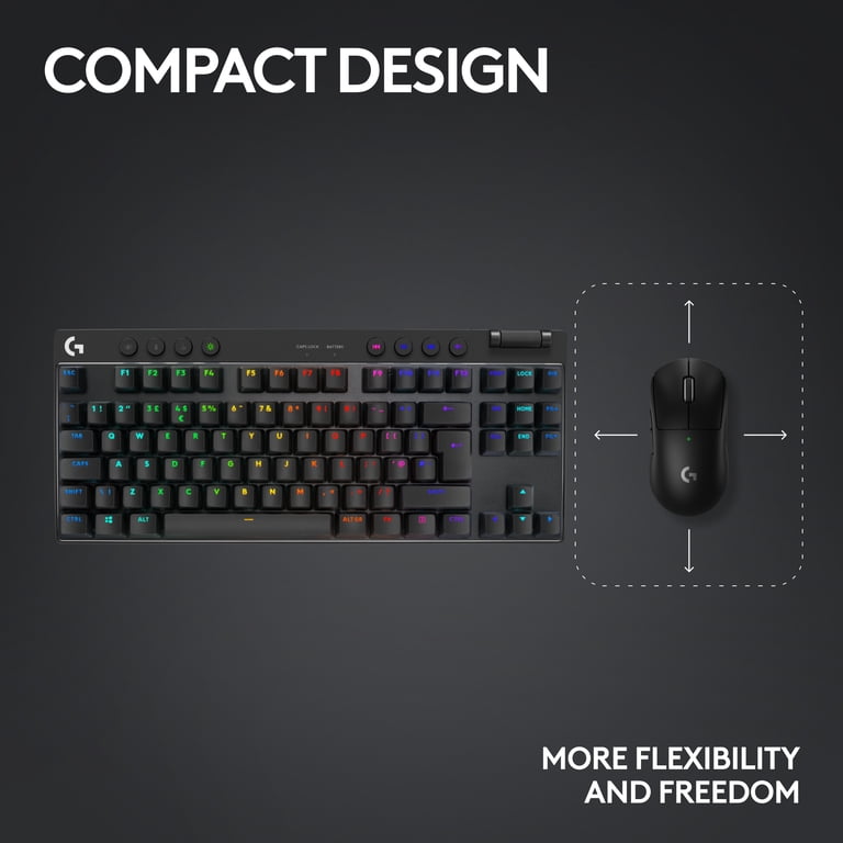 Logitech G PRO X TKL Gaming Keyboard 920012122 - Walmart.com
