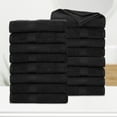 thumbnail image 2 of Ample Decor Bath Towels 30X54 inch 100% Cotton - 16pcs Black, 2 of 6