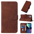 thumbnail image 4 of PANDACO Brown Suede Wallet Case for iPhone 14 Pro, 4 of 4