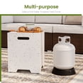 thumbnail image 6 of VENTOPYR 16'' ABS Outdoor Hideaway Tank Table for Propane Gas Fire Pits, Hides Standard 20lb, 6 of 6